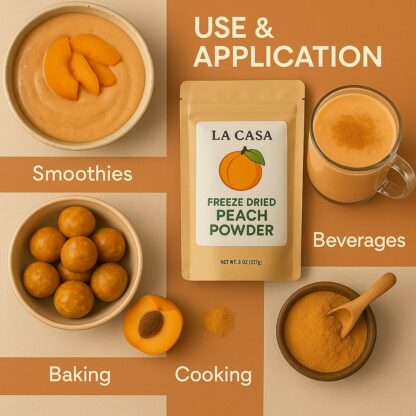 Peach powder
