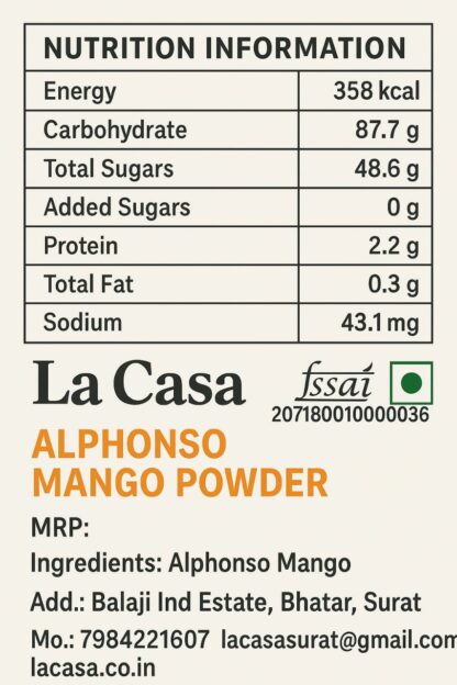 Alphonso mango powder - Image 3